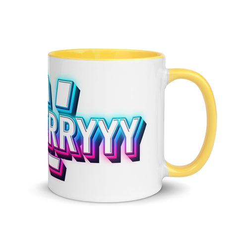 blueberryyy_tv - Weiße Tasse mit gefärbter Innenseite