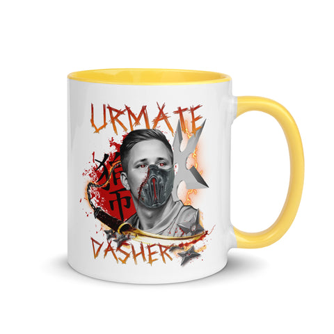 urmatedasher - Weiße Tasse mit gefärbter Innenseite