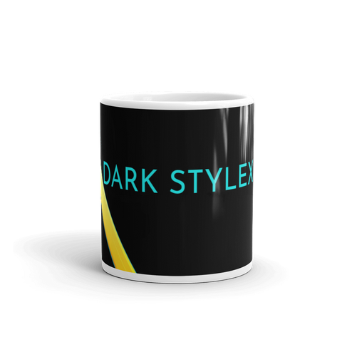 Dark_Stylex_ - Weiße, glänzende Tasse mit Druck