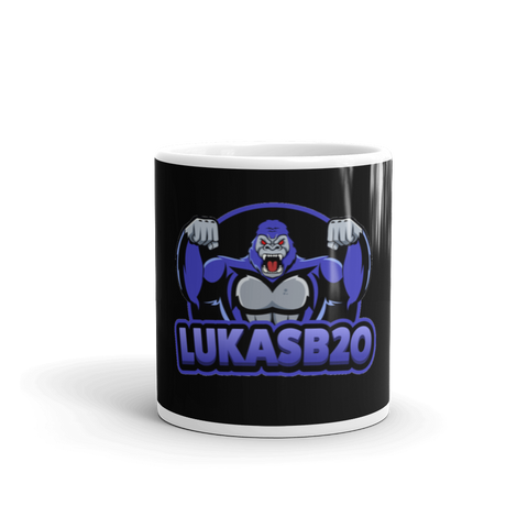 lukasb_20 - Weiße, glänzende Tasse mit Druck