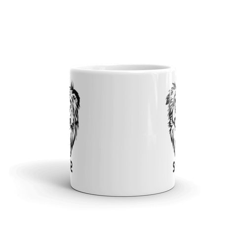 Shannaha92 - Weiße, glänzende Tasse mit Druck