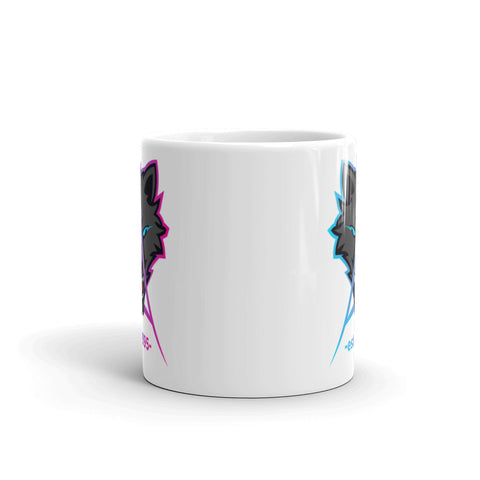 Anestea95 - Weiße, glänzende Tasse mit Druck