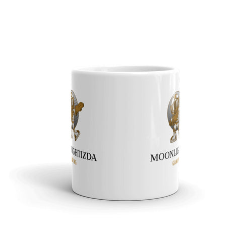moonlightizda - Weiße, glänzende Tasse mit Druck