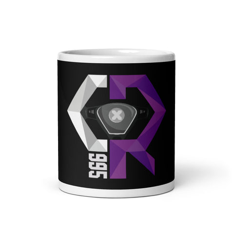 Cryptix995 - Weiße, glänzende Tasse mit Druck