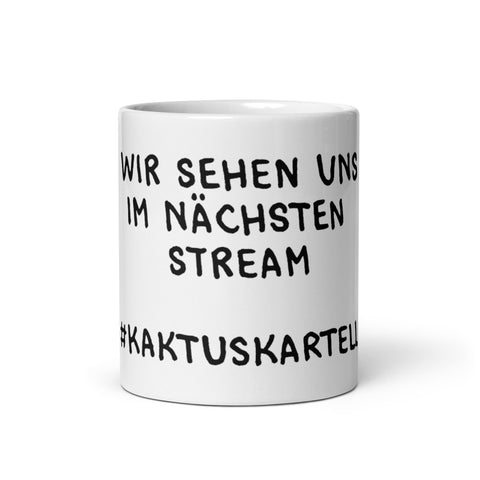 Elkantar1s - Weiße, glänzende Tasse mit Druck