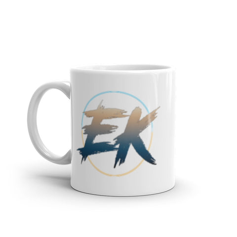 Eumelkater - Weiße, glänzende Tasse mit Druck