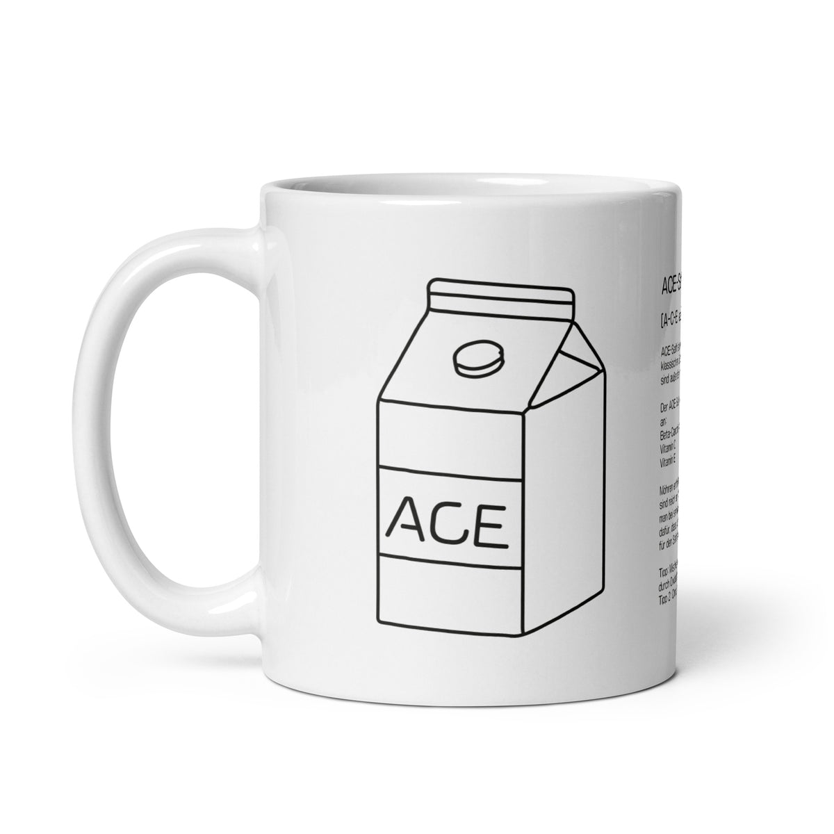 Aliyah4CE - Weiße, glänzende Tasse