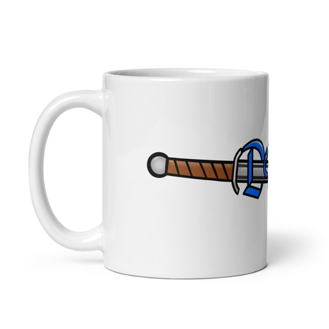 deRene86 - Weiße, glänzende Tasse
