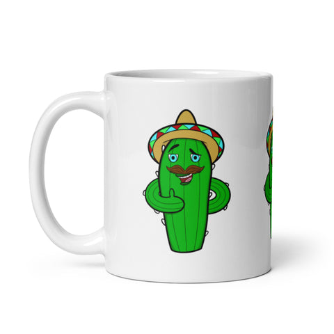 Elkantar1s - Weiße, glänzende Tasse mit Druck