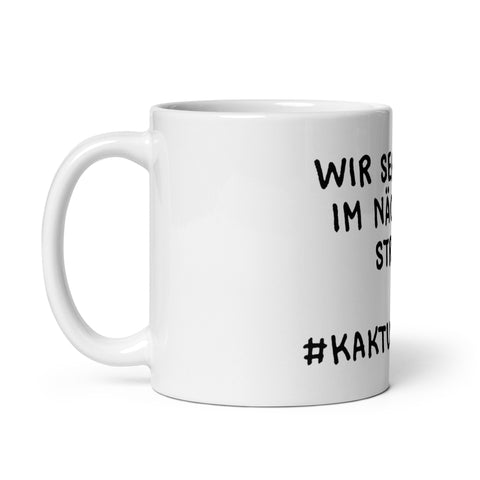Elkantar1s - Weiße, glänzende Tasse mit Druck