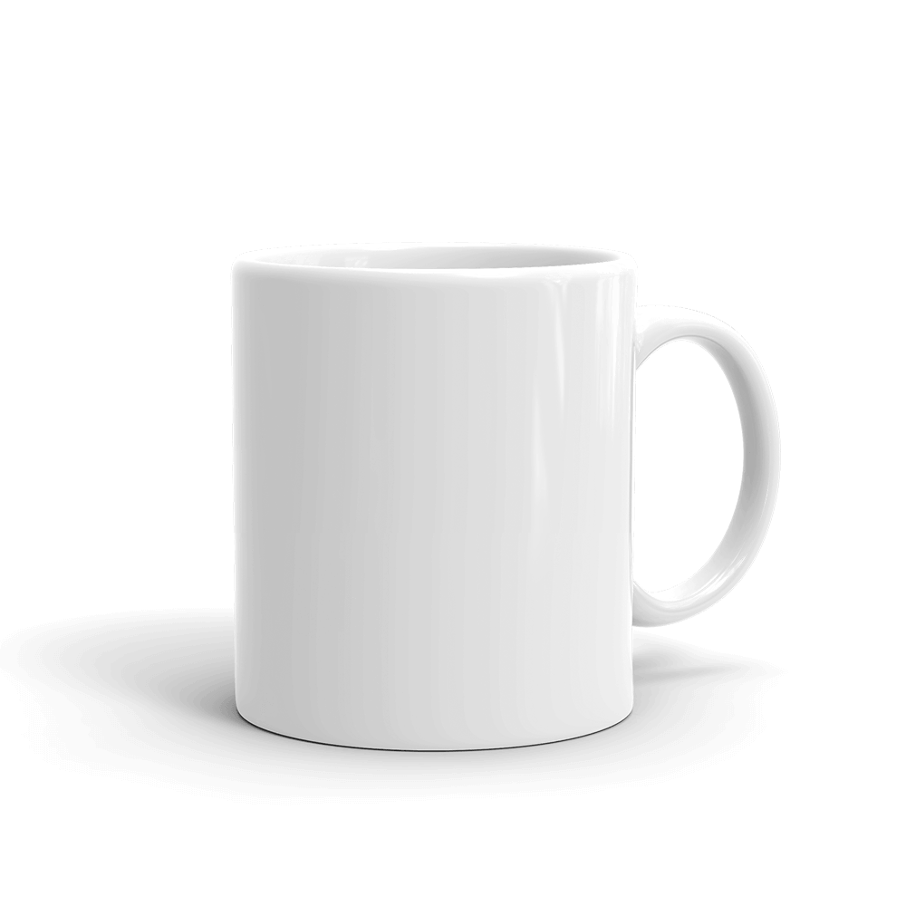 TreYsoN94 - Weiße, glänzende Tasse mit Logo