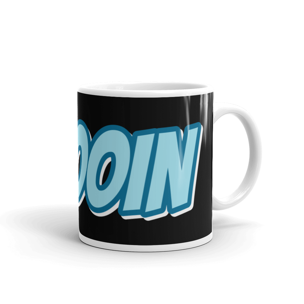 lukasb_20 - Weiße, glänzende Tasse mit Druck