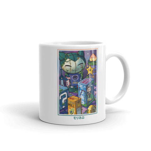 Molinero1990 - Weiße, glänzende Tasse mit Druck