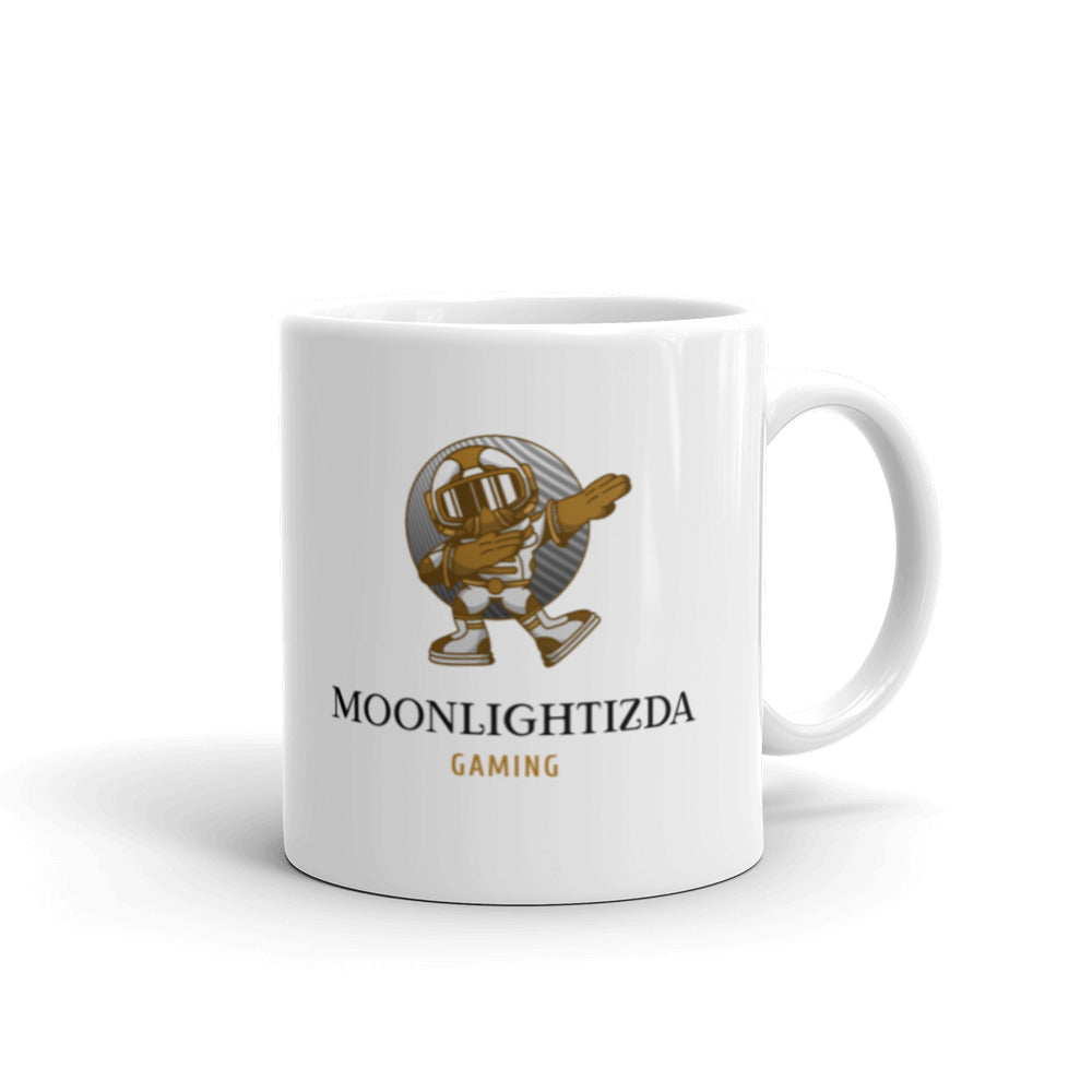 moonlightizda - Weiße, glänzende Tasse mit Druck