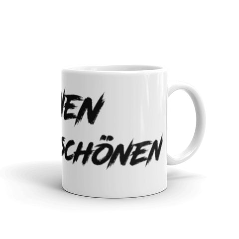 Eumelkater - Weiße, glänzende Tasse mit Druck