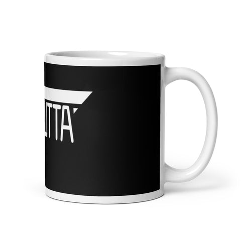 jutta_tv - Weiße, glänzende Tasse mit Druck