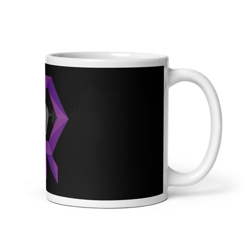 Cryptix995 - Weiße, glänzende Tasse mit Druck