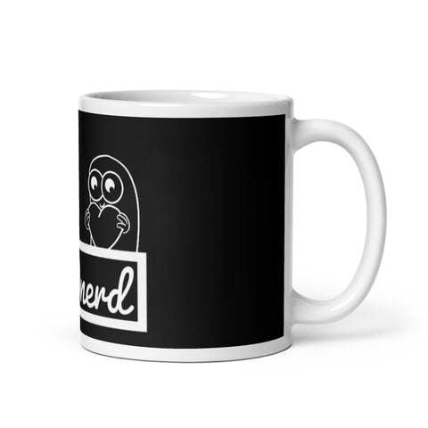 LeoNerd87 - Weiße, glänzende Tasse