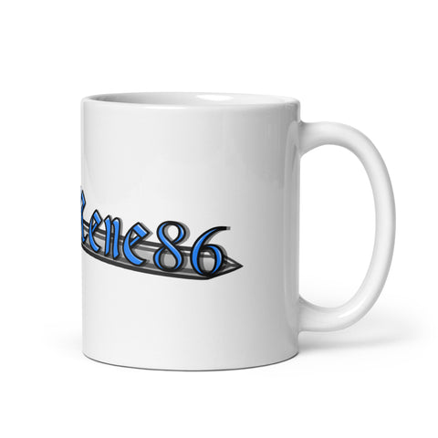 deRene86 - Weiße, glänzende Tasse