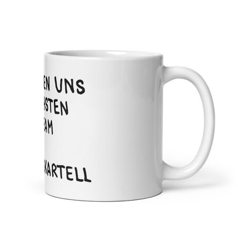 Elkantar1s - Weiße, glänzende Tasse mit Druck