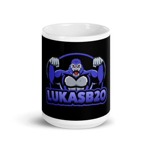 lukasb_20 - Weiße, glänzende Tasse mit Druck