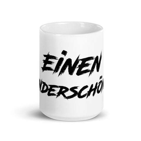 Eumelkater - Weiße, glänzende Tasse mit Druck