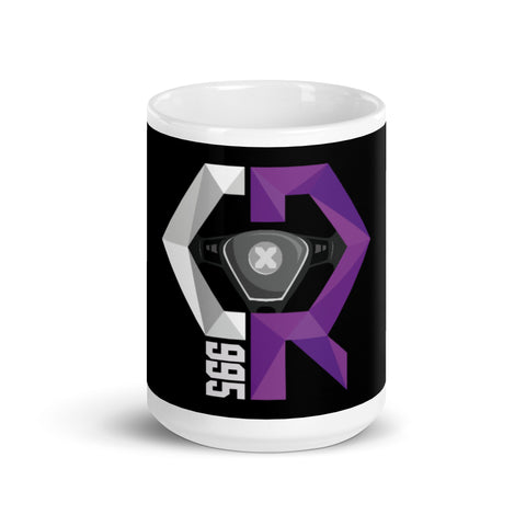 Cryptix995 - Weiße, glänzende Tasse mit Druck