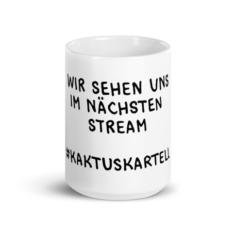 Elkantar1s - Weiße, glänzende Tasse mit Druck