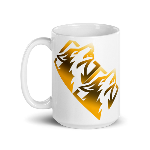 getgrimz - Weiße, glänzende Tasse mit Druck