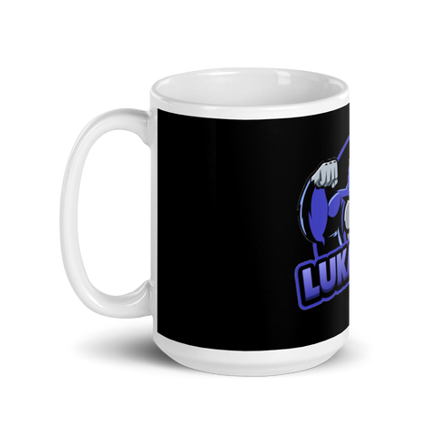 lukasb_20 - Weiße, glänzende Tasse mit Druck
