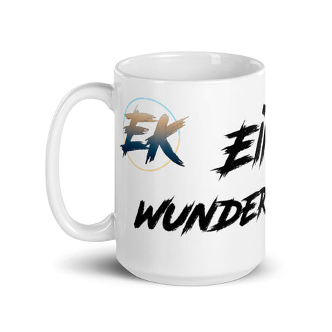 Eumelkater - Weiße, glänzende Tasse mit Druck