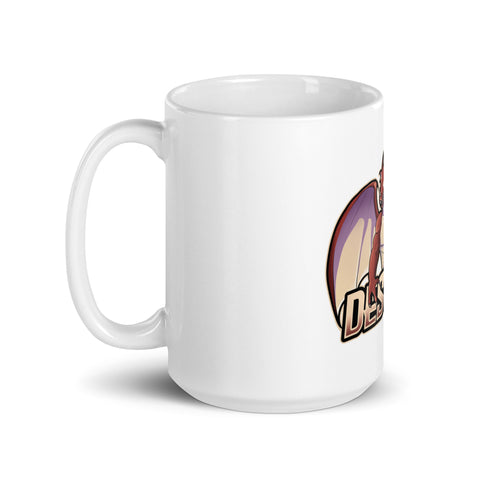 desorax_ - Weiße, glänzende Tasse