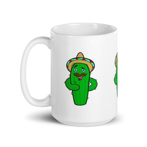 Elkantar1s - Weiße, glänzende Tasse mit Druck