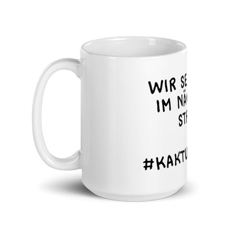 Elkantar1s - Weiße, glänzende Tasse mit Druck