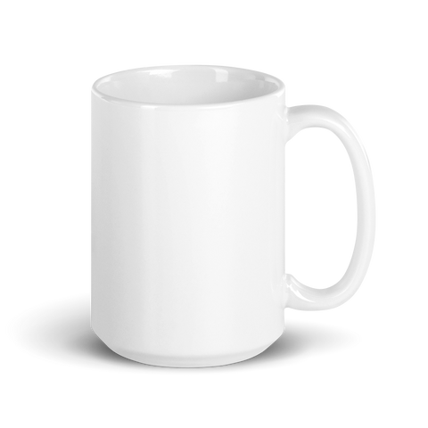 TreYsoN94 - Weiße, glänzende Tasse mit Logo