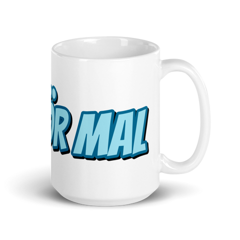 lukasb_20 - Weiße, glänzende Tasse mit Druck