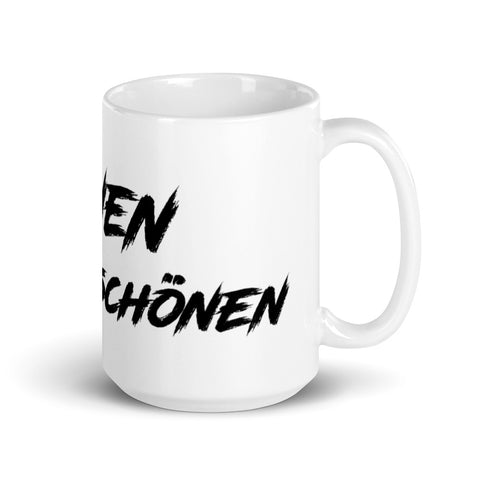 Eumelkater - Weiße, glänzende Tasse mit Druck