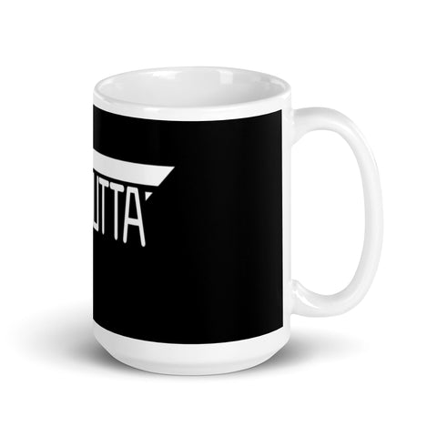 jutta_tv - Weiße, glänzende Tasse mit Druck