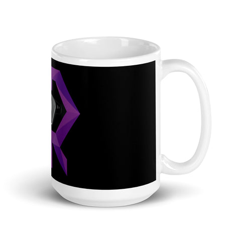 Cryptix995 - Weiße, glänzende Tasse mit Druck