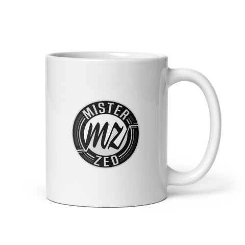 MisterZed83 - Weiße, glänzende Tasse mit Druck
