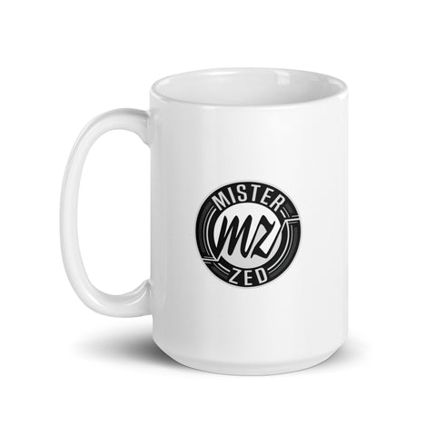 MisterZed83 - Weiße, glänzende Tasse mit Druck