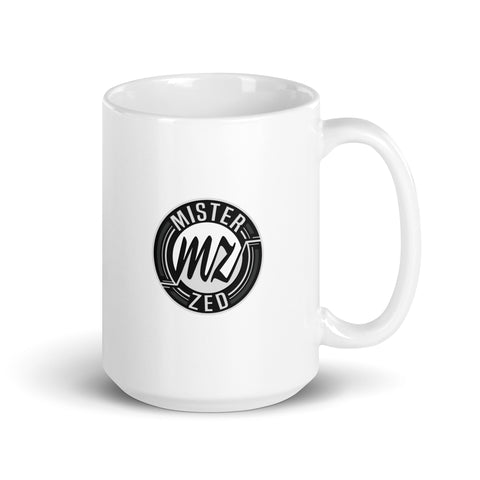 MisterZed83 - Weiße, glänzende Tasse mit Druck