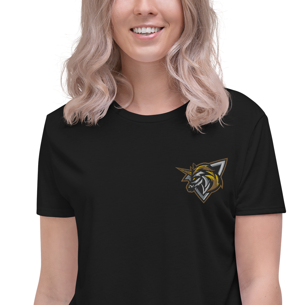 MrsSini - Damen-Crop-Top mit Stick