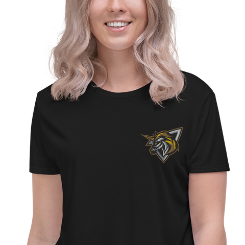MrsSini - Damen-Crop-Top mit Stick