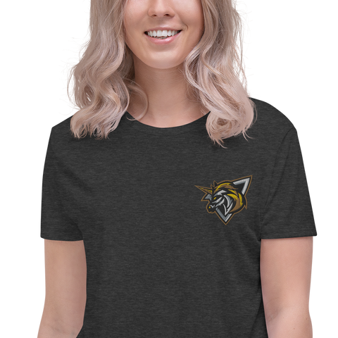 MrsSini - Damen-Crop-Top mit Stick