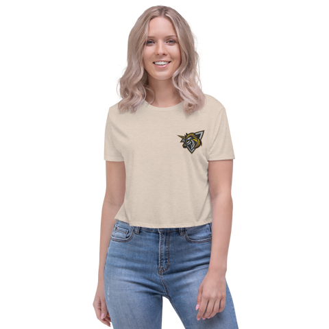 MrsSini - Damen-Crop-Top mit Stick