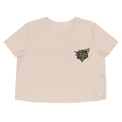 MrsSini - Damen-Crop-Top mit Stick