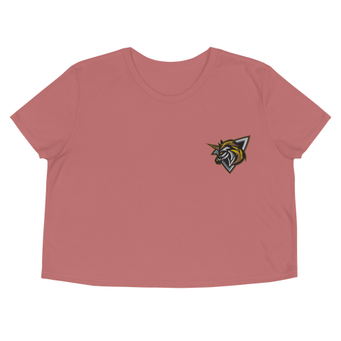MrsSini - Damen-Crop-Top mit Stick