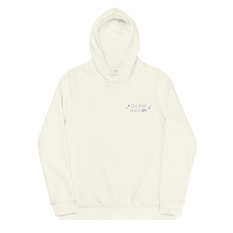 LulusWunderwelt - Damen-Hoodie aus Biobaumwolle mit Stick