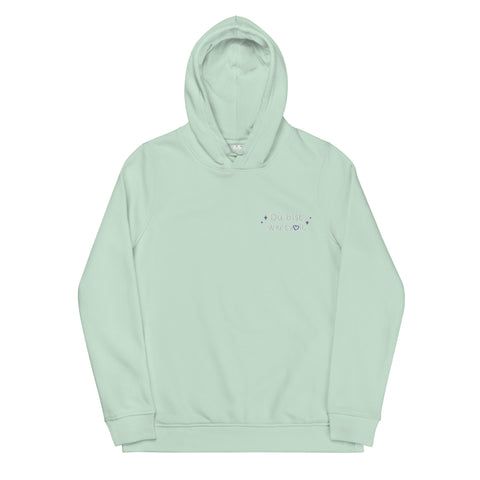 LulusWunderwelt - Damen-Hoodie aus Biobaumwolle mit Stick